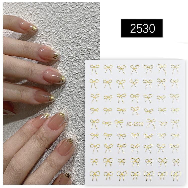 Wholesale Explosive Bow Nail Art Sticker